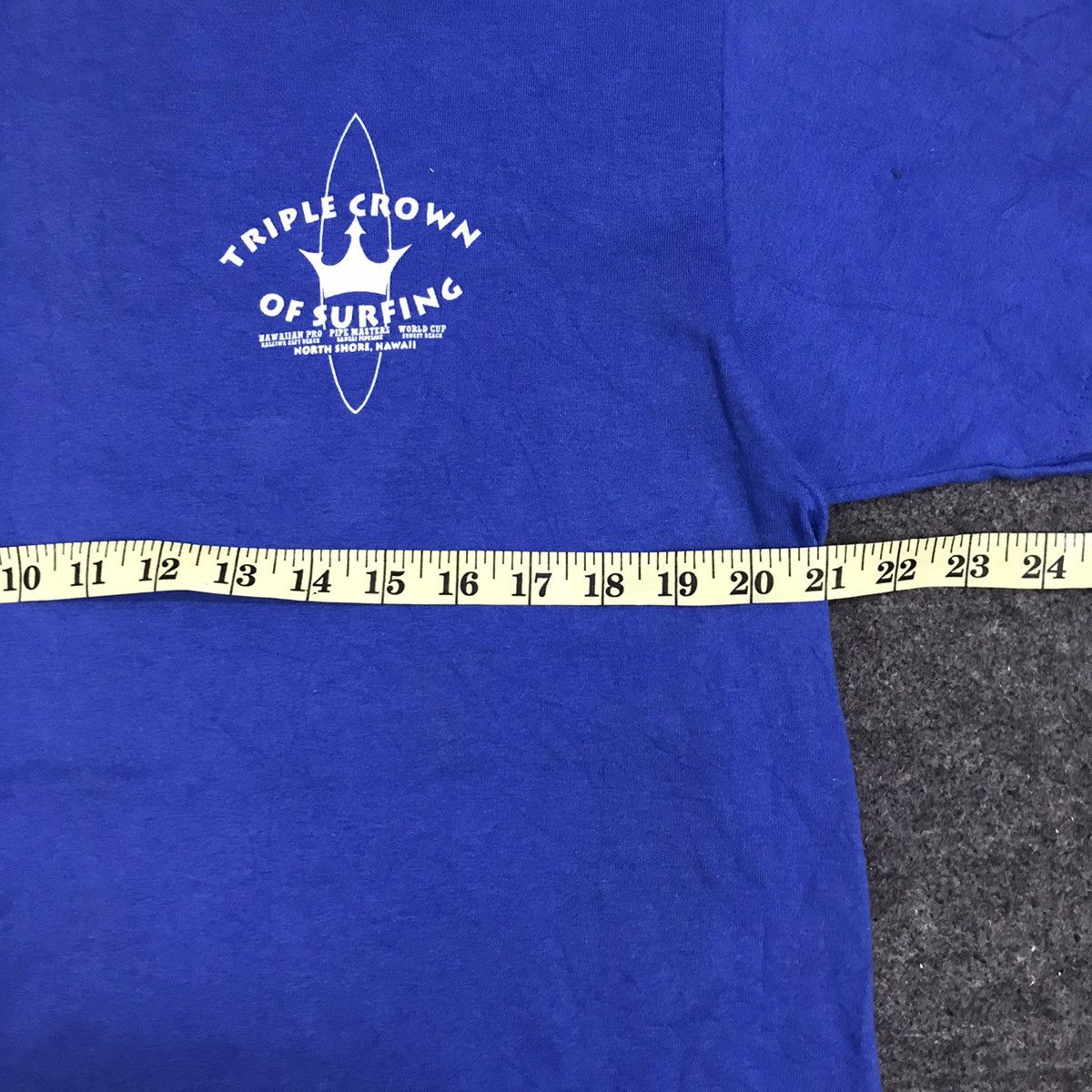 Hanes Vtg 90s Hawaii Triple Crown Of Surfing Northshore Screen Size US L / EU 52-54 / 3 - 7 Thumbnail