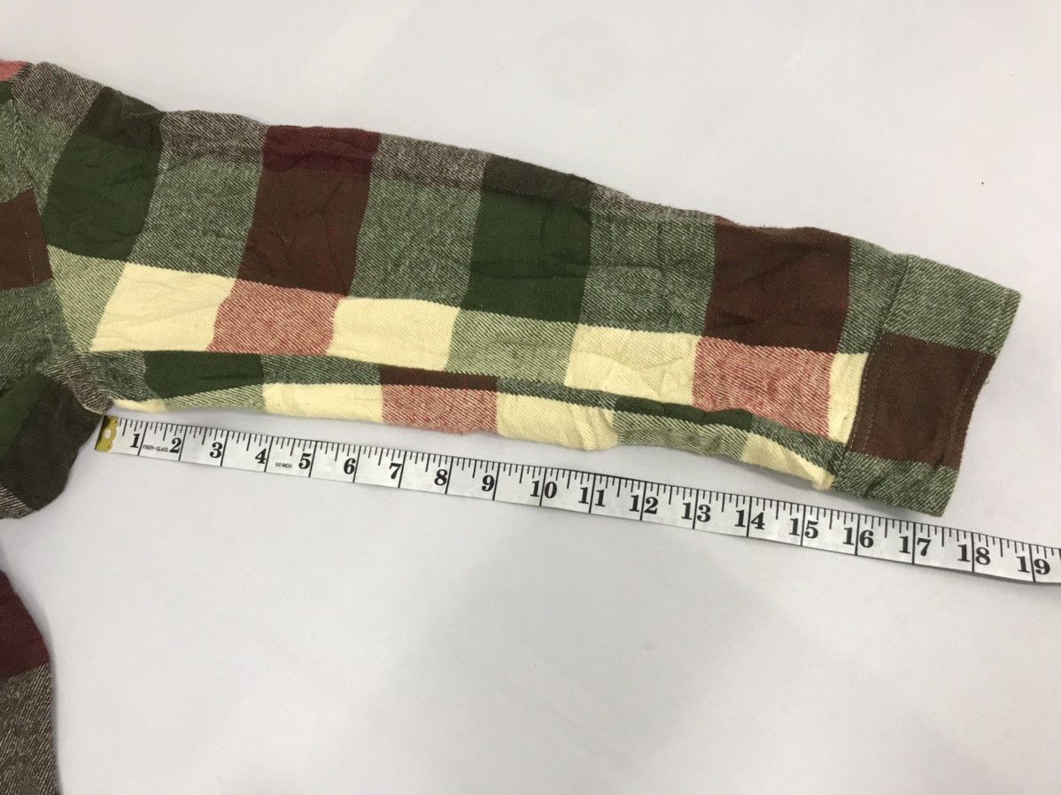 Flannel Global Work Plaid Checked Flannel Shirt Grunge Style Size US L / EU 52-54 / 3 - 10 Thumbnail