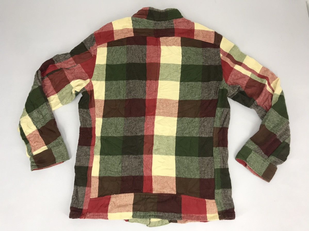 Flannel Global Work Plaid Checked Flannel Shirt Grunge Style Size US L / EU 52-54 / 3 - 7 Thumbnail