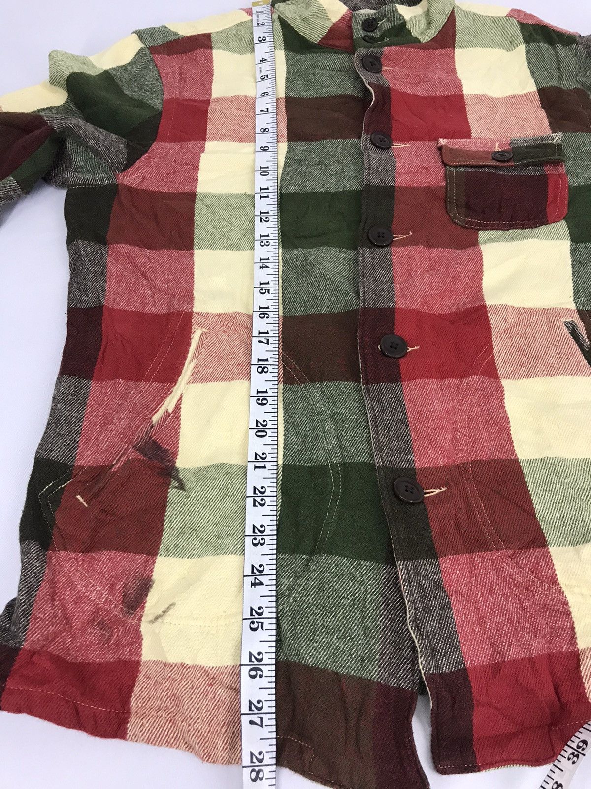 Flannel Global Work Plaid Checked Flannel Shirt Grunge Style Size US L / EU 52-54 / 3 - 9 Thumbnail