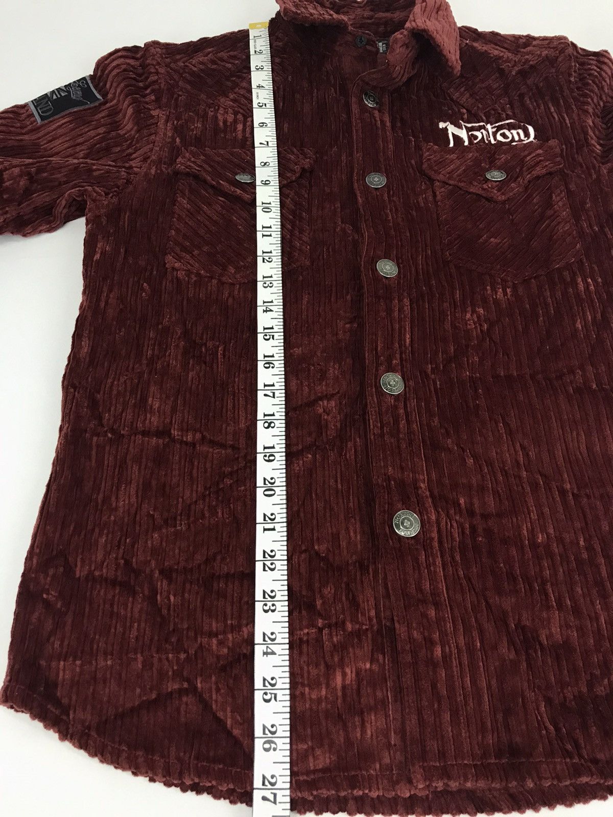 Vintage Norton England Motocycle Corduroy Jacket