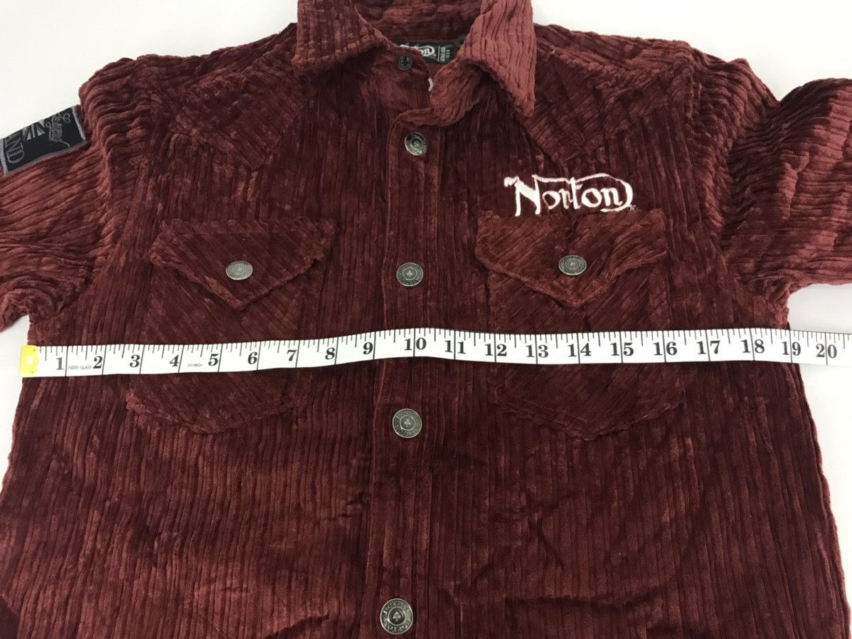 Vintage Norton England Motocycle Corduroy Jacket
