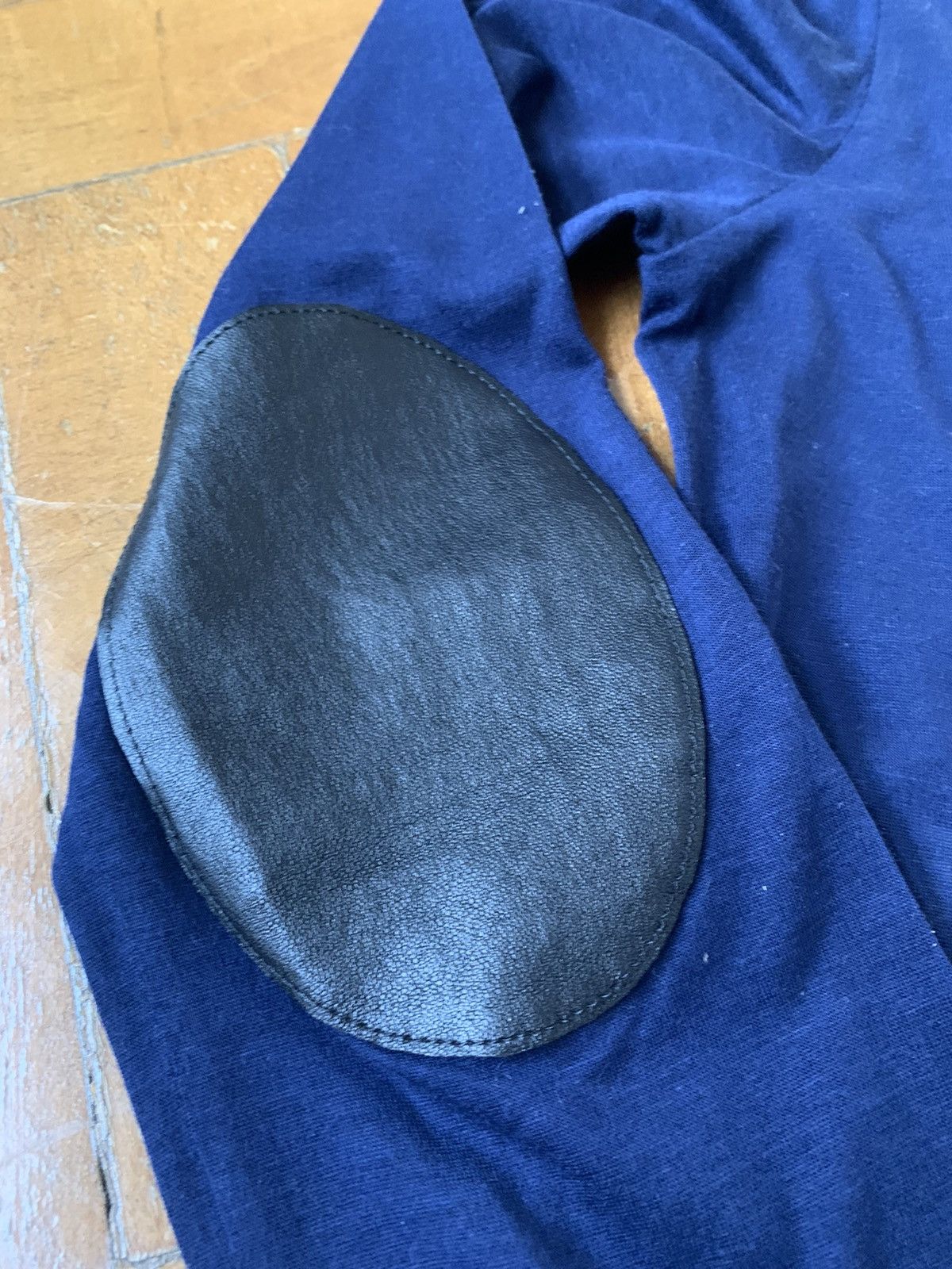 Maison Margiela New Italian Made Leather Elbow Patch Fine Cotton Top Line 4 Size M / US 6-8 / IT 42-44 - 6 Thumbnail