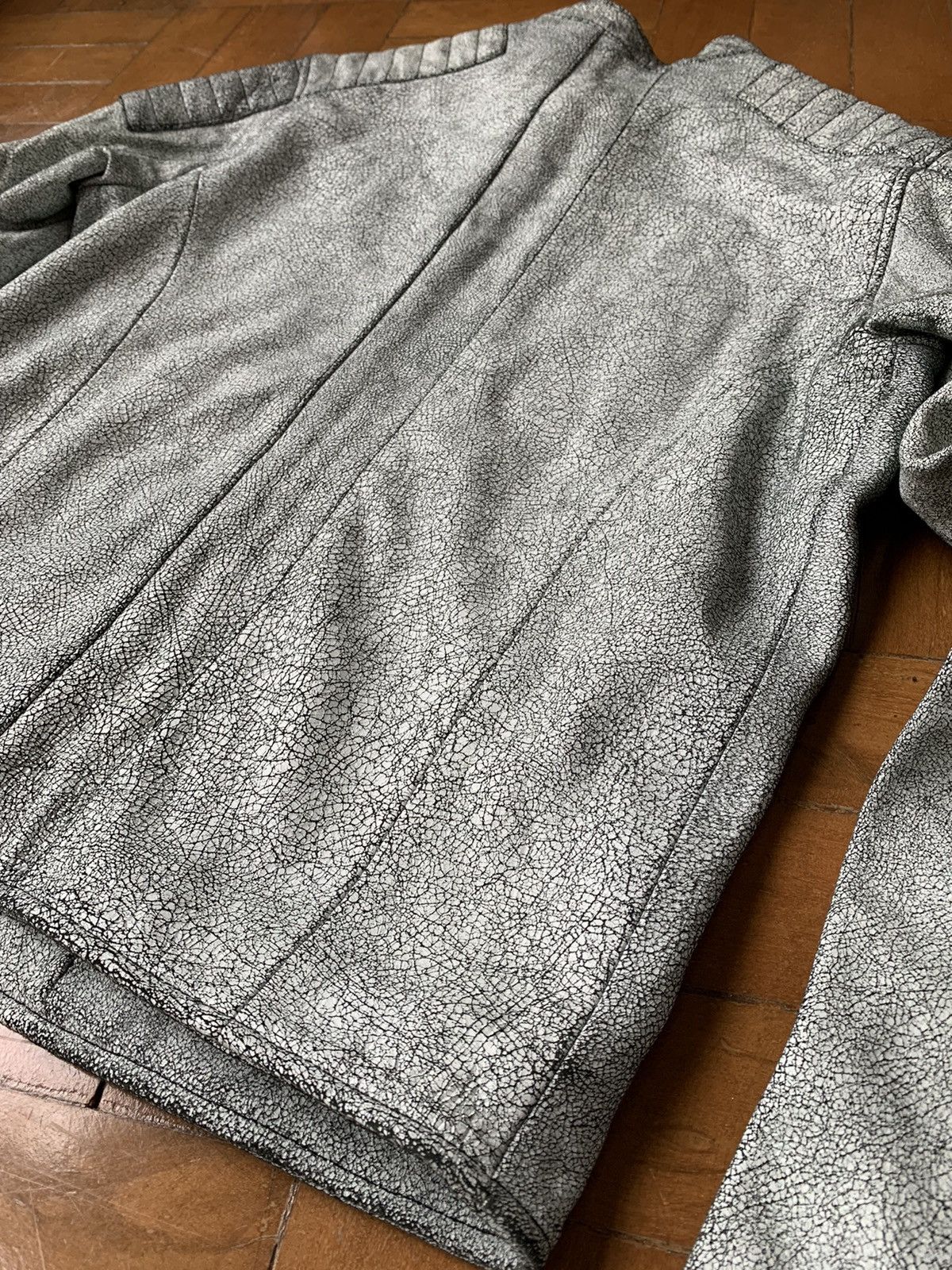 lot78 Lot 78 New cracked leather cafe riders moto jacket Size US M / EU 48-50 / 2 - 17 Thumbnail