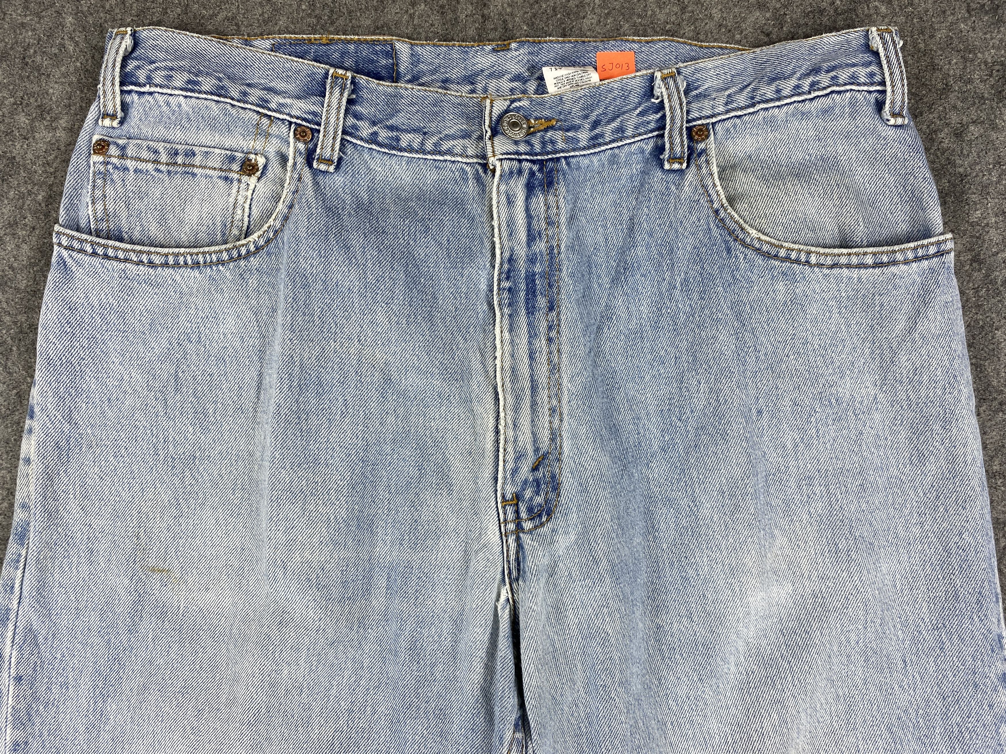 Levi's Mid Blue Vintage Levi's 560 Jeans 37x32.5 Denim -SJ013 Size US 37 - 3 Thumbnail