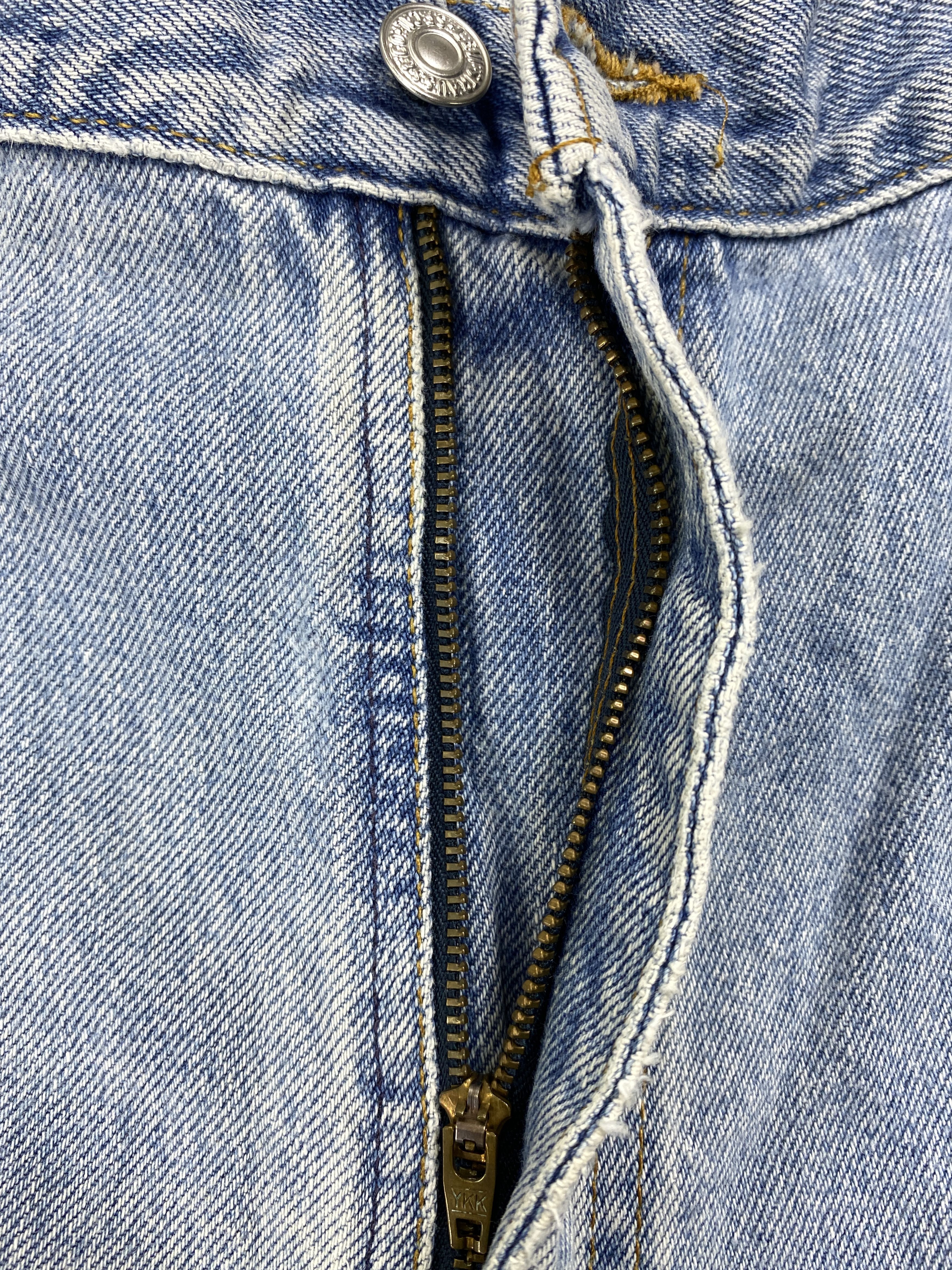 Levi's Mid Blue Vintage Levi's 560 Jeans 37x32.5 Denim -SJ013 Size US 37 - 6 Thumbnail