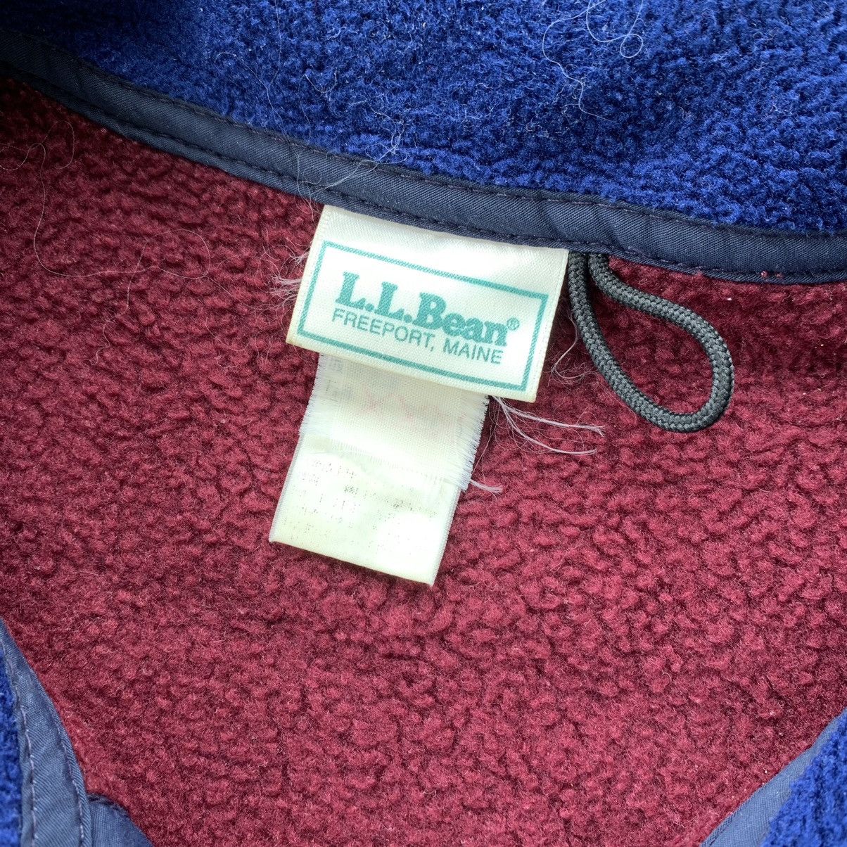 L.L. Bean × Vintage Vintage LL Bean Fleece Jacket Size US L / EU 52-54 / 3 - 3 Thumbnail