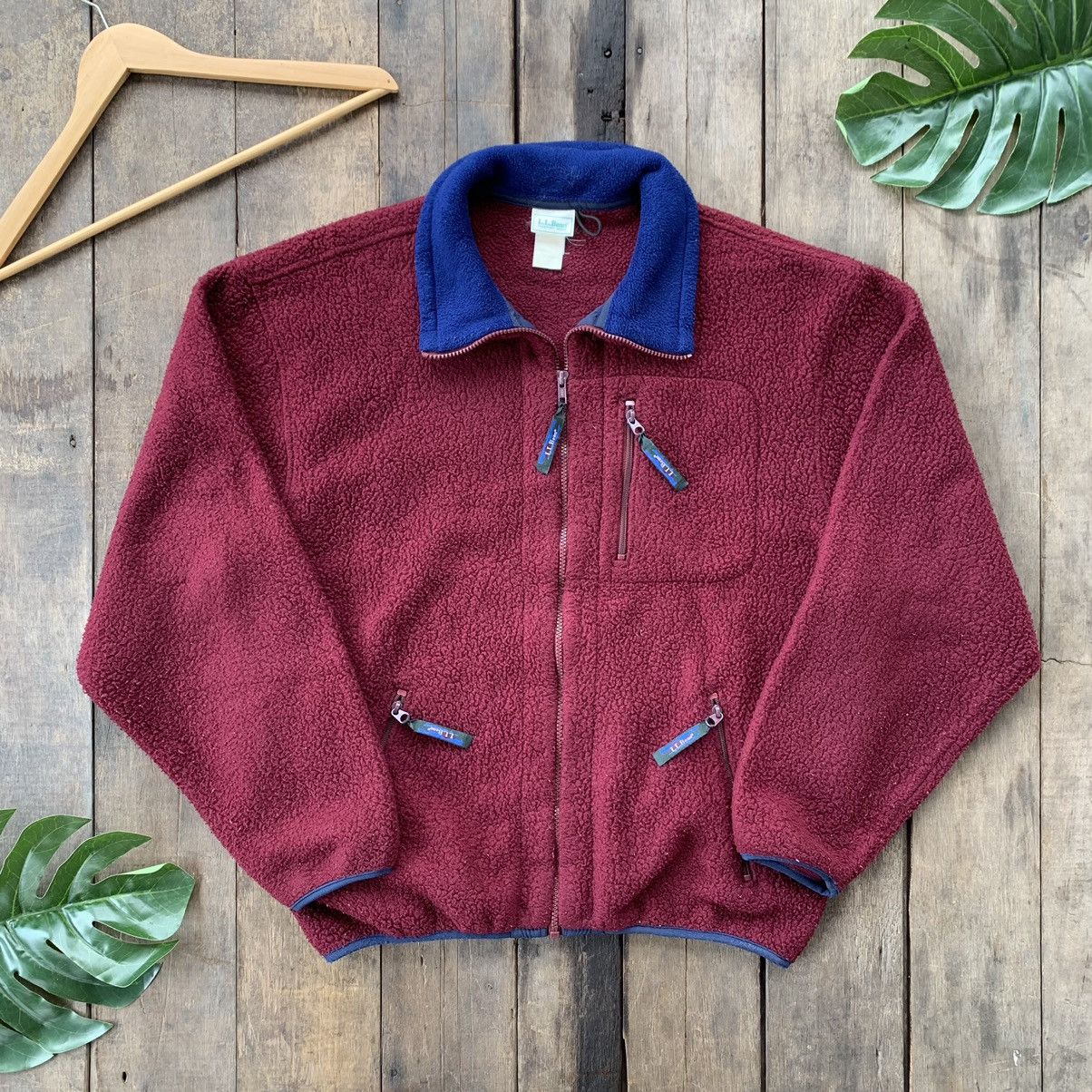 L.L. Bean × Vintage Vintage LL Bean Fleece Jacket Size US L / EU 52-54 / 3 - 1 Thumbnail