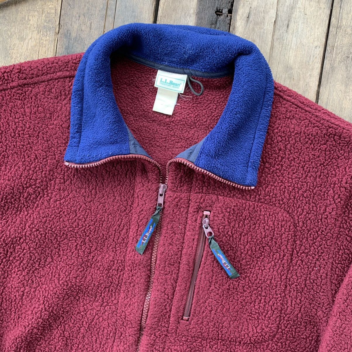 L.L. Bean × Vintage Vintage LL Bean Fleece Jacket Size US L / EU 52-54 / 3 - 2 Thumbnail
