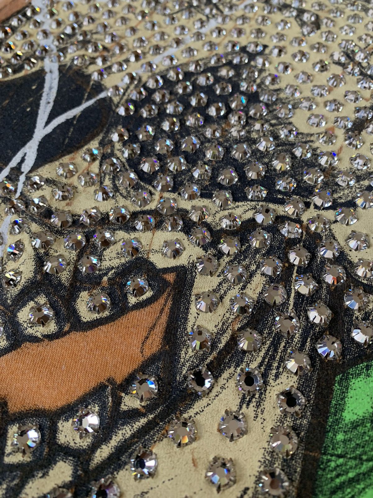 DOMREBEL New €550 Swarovski crystal embellished hand painted tshirt Size US M / EU 48-50 / 2 - 8 Thumbnail