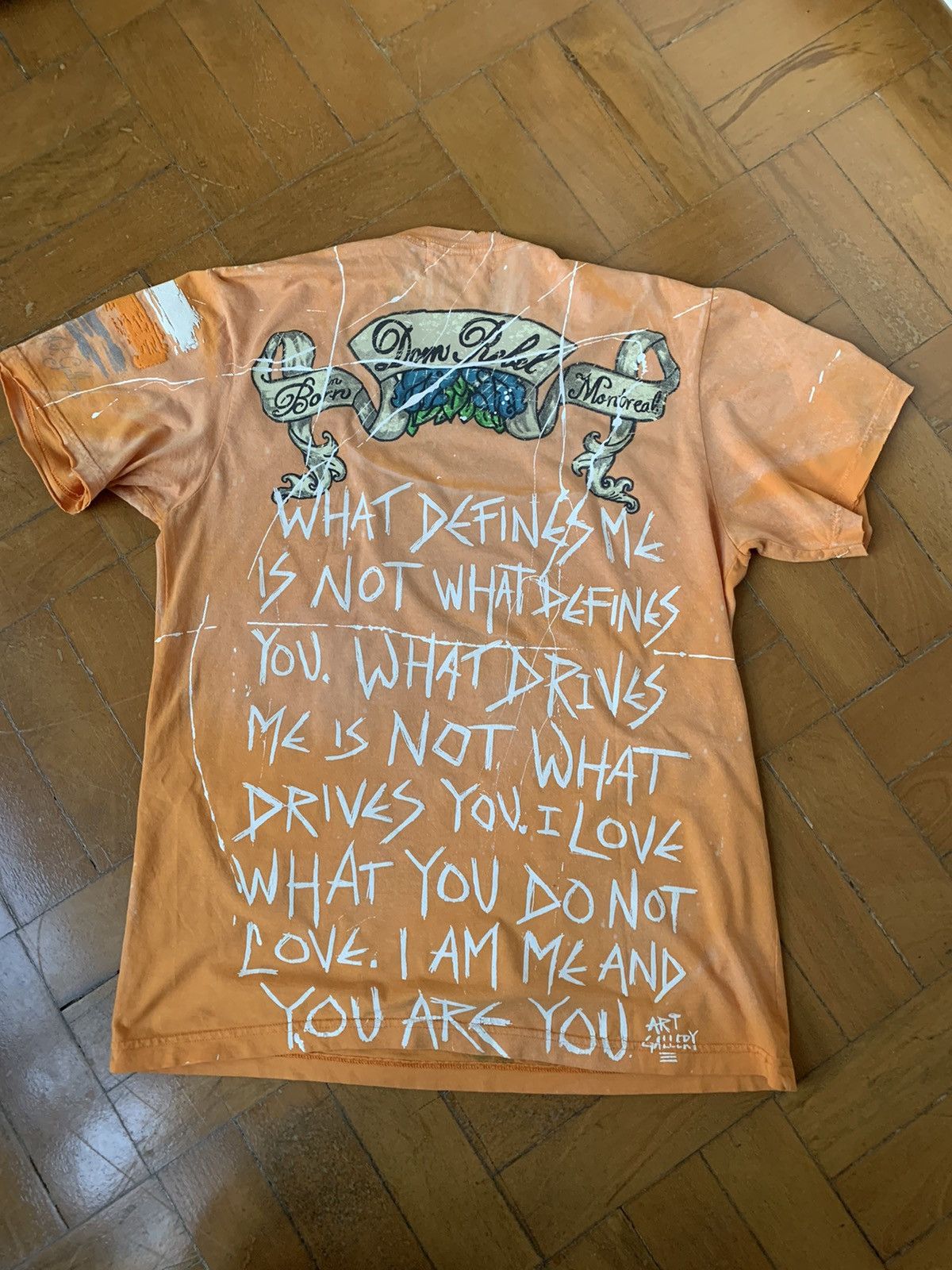 DOMREBEL New €550 Swarovski crystal embellished hand painted tshirt Size US M / EU 48-50 / 2 - 12 Thumbnail