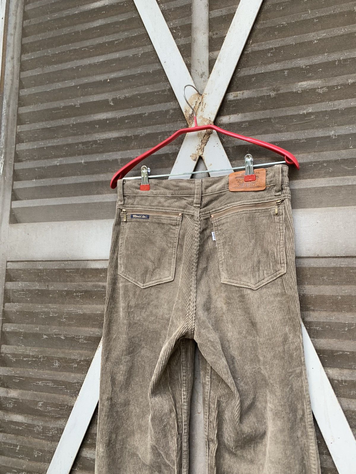 Levi's Vintage Clothing 👹Vintage Levis Movin On Brown Baggy Corduroy Denim Size US 30 / EU 46 - 11 Thumbnail