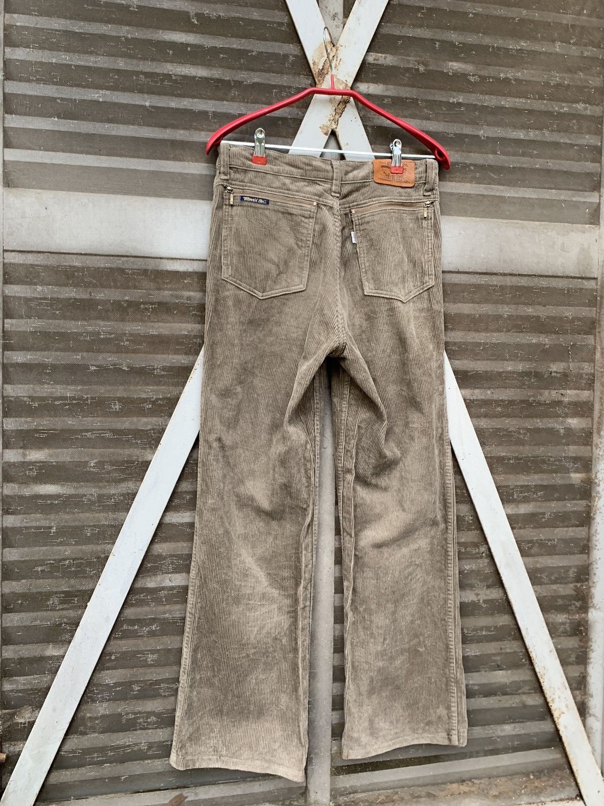 Levi's Vintage Clothing 👹Vintage Levis Movin On Brown Baggy Corduroy Denim Size US 30 / EU 46 - 9 Thumbnail