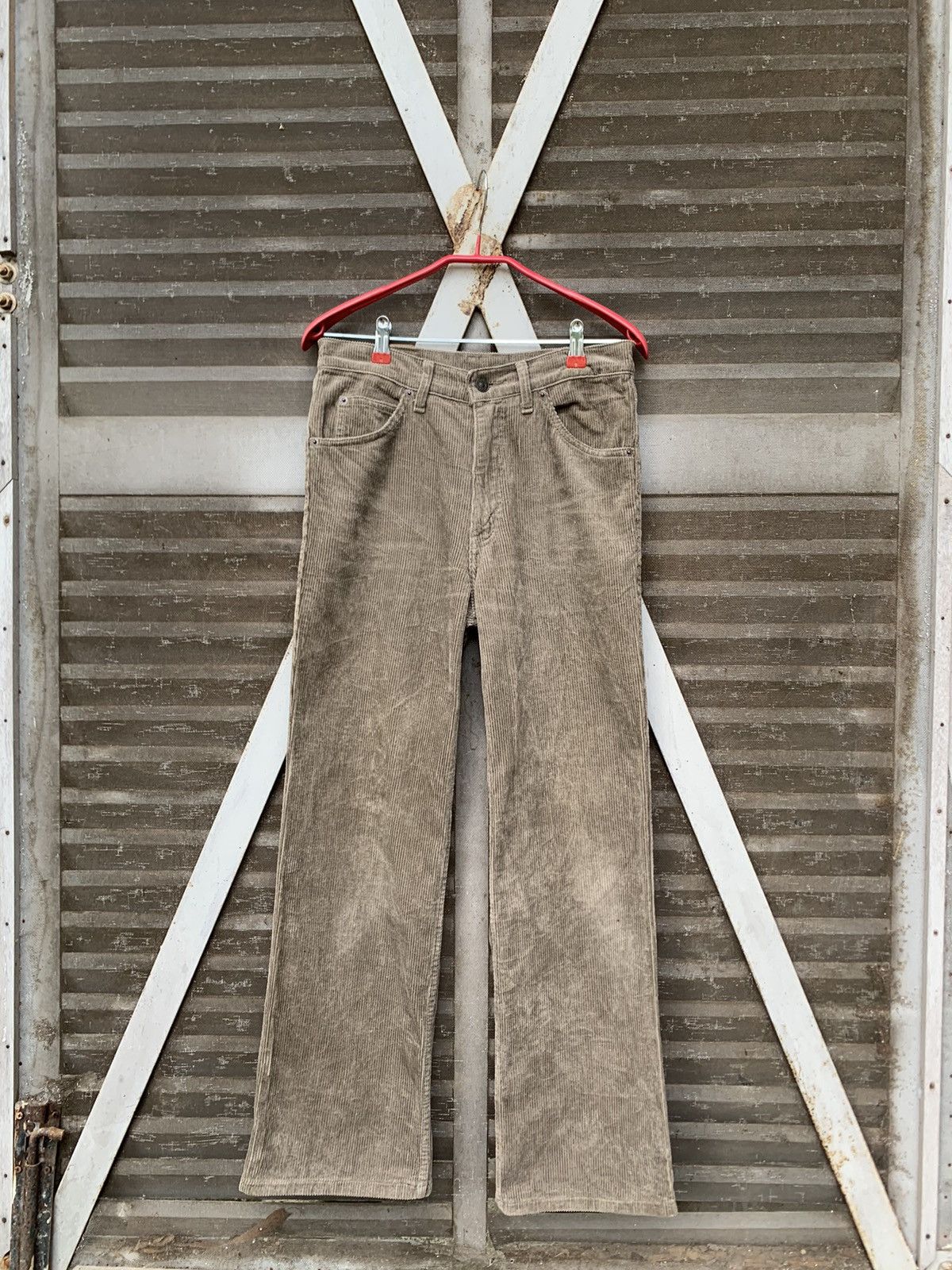 Levi's Vintage Clothing 👹Vintage Levis Movin On Brown Baggy Corduroy Denim Size US 30 / EU 46 - 3 Thumbnail