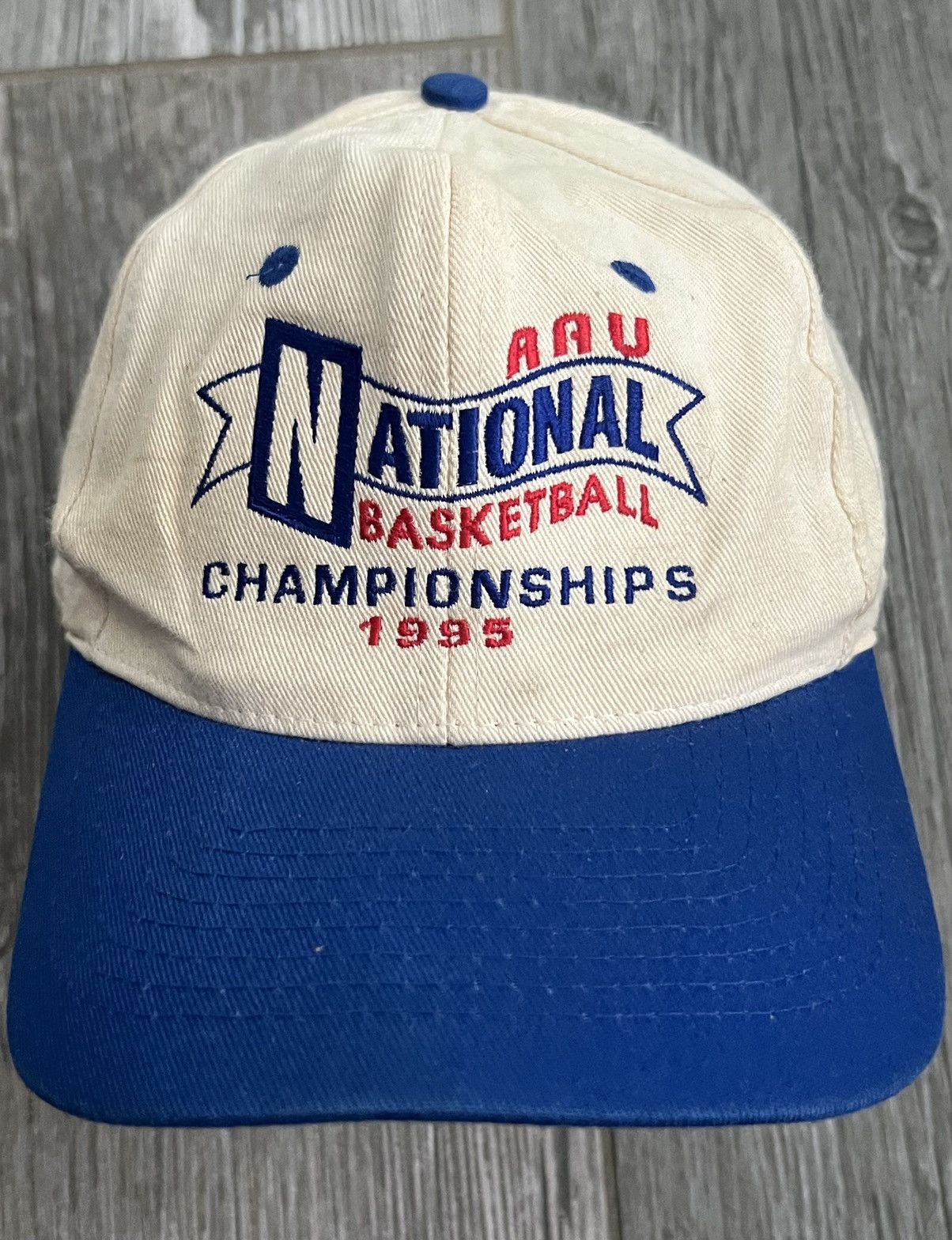 Vintage 1995 National Basketball Championships Vintage Snapback Hat Size ONE SIZE - 1 Thumbnail