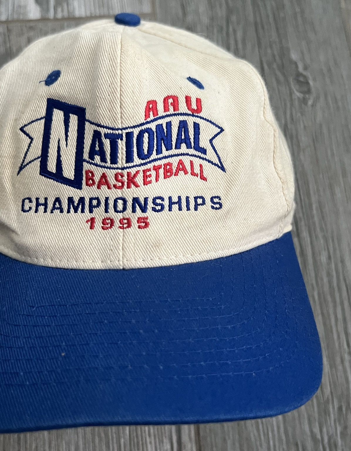 Vintage 1995 National Basketball Championships Vintage Snapback Hat Size ONE SIZE - 3 Thumbnail