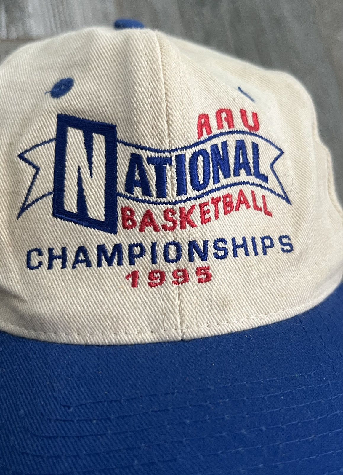Vintage 1995 National Basketball Championships Vintage Snapback Hat Size ONE SIZE - 5 Thumbnail