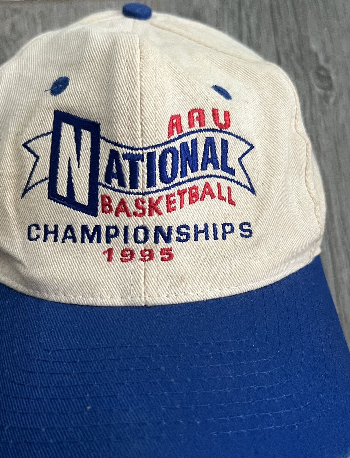 Vintage 1995 National Basketball Championships Vintage Snapback Hat Size ONE SIZE - 4 Thumbnail