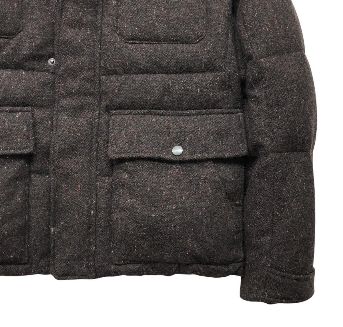 Boycott Boycott Fill Down Feather Wool Hooded Puffer Jacket Size US M / EU 48-50 / 2 - 5 Thumbnail