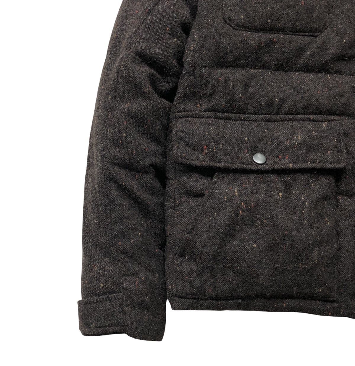 Boycott Boycott Fill Down Feather Wool Hooded Puffer Jacket Size US M / EU 48-50 / 2 - 6 Thumbnail