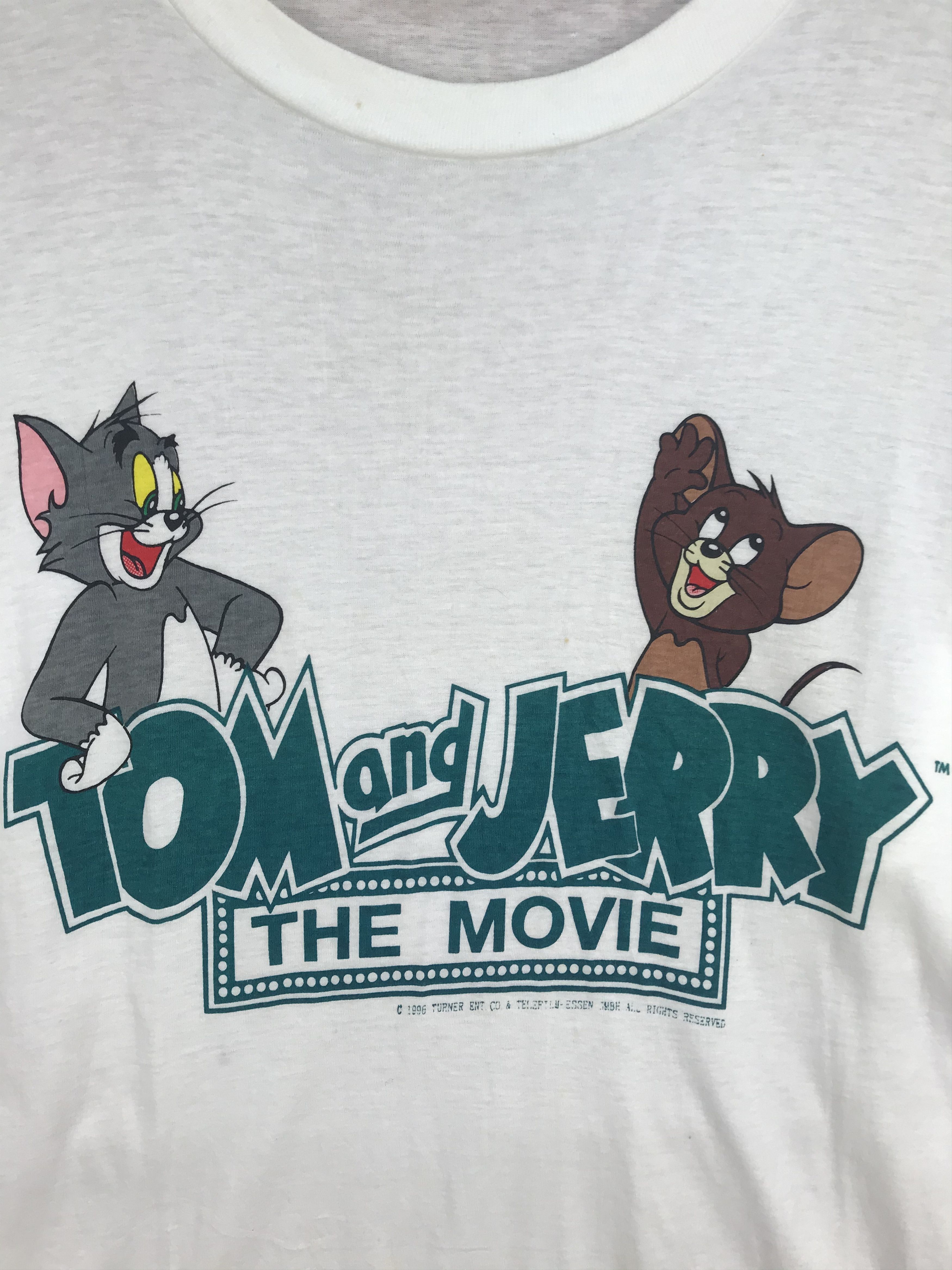 Vintage Vintage 90s TOM AND JERRY The Movie Shirt Size US M / EU 48-50 / 2 - 3 Thumbnail