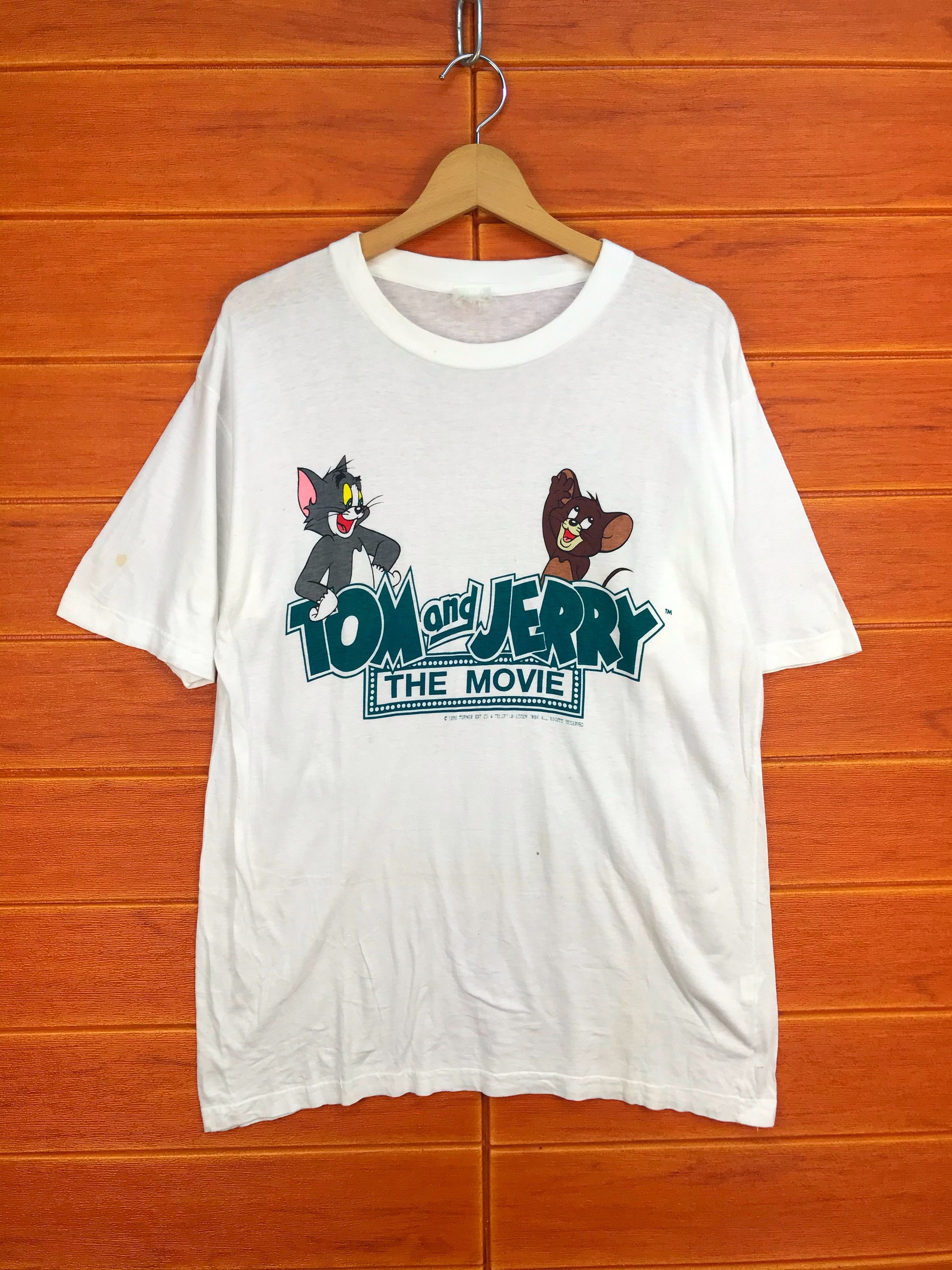 Vintage Vintage 90s TOM AND JERRY The Movie Shirt Size US M / EU 48-50 / 2 - 2 Thumbnail