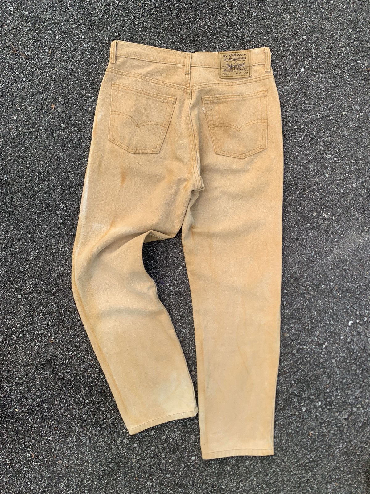 Levi's Vintage Clothing 👹Vintage LEVIS Straight Cut Jeans Made In USA Size US 32 / EU 48 - 5 Thumbnail