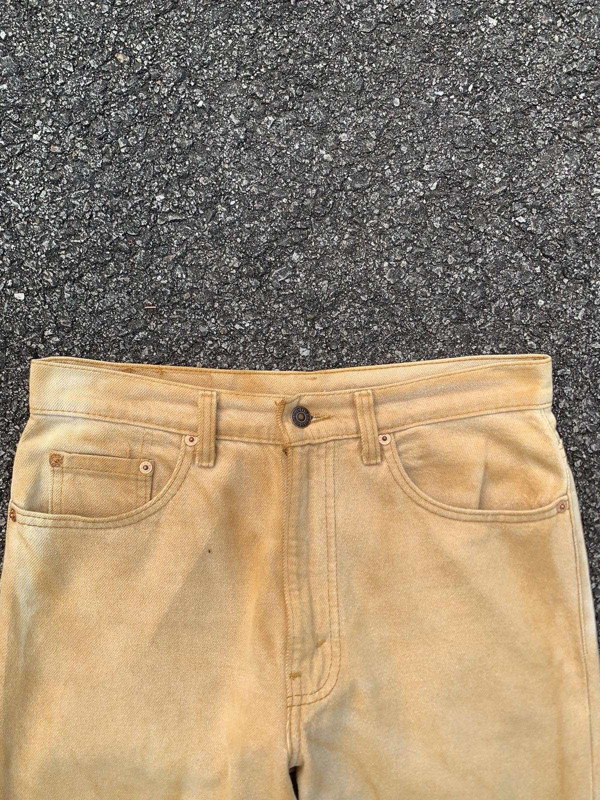Levi's Vintage Clothing 👹Vintage LEVIS Straight Cut Jeans Made In USA Size US 32 / EU 48 - 7 Thumbnail