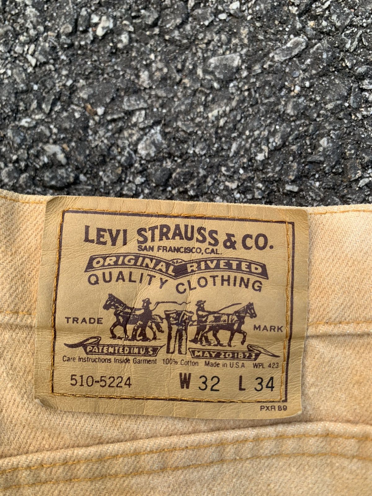 Levi's Vintage Clothing 👹Vintage LEVIS Straight Cut Jeans Made In USA Size US 32 / EU 48 - 14 Thumbnail