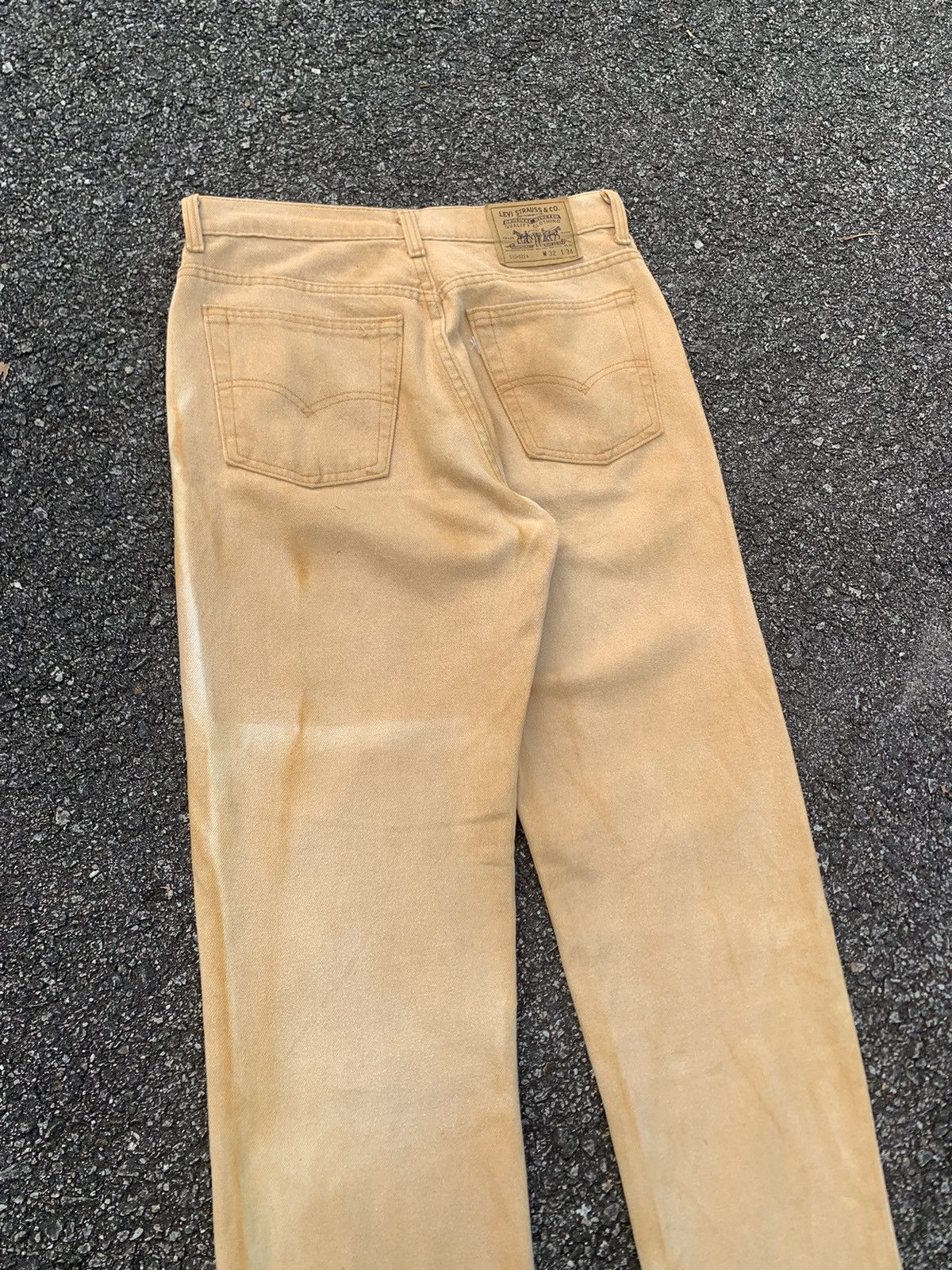 Levi's Vintage Clothing 👹Vintage LEVIS Straight Cut Jeans Made In USA Size US 32 / EU 48 - 12 Thumbnail