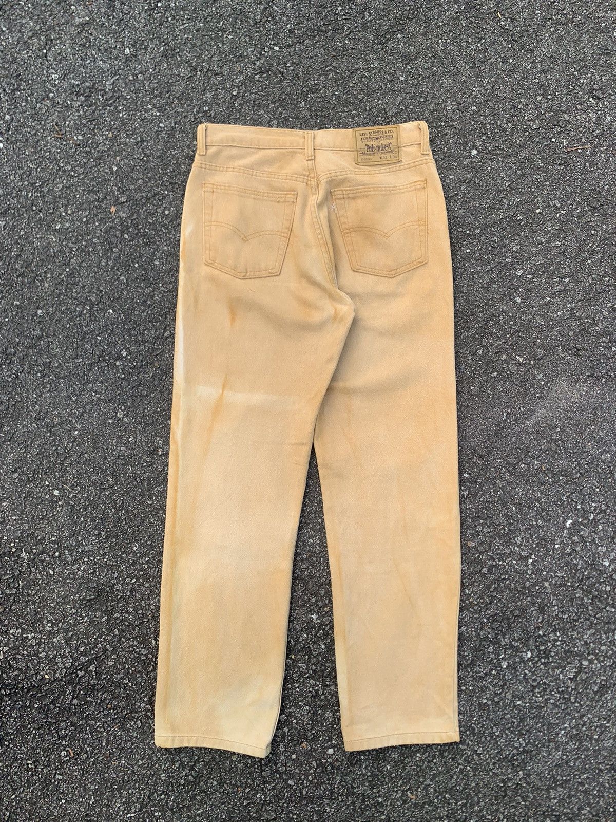 Levi's Vintage Clothing 👹Vintage LEVIS Straight Cut Jeans Made In USA Size US 32 / EU 48 - 11 Thumbnail
