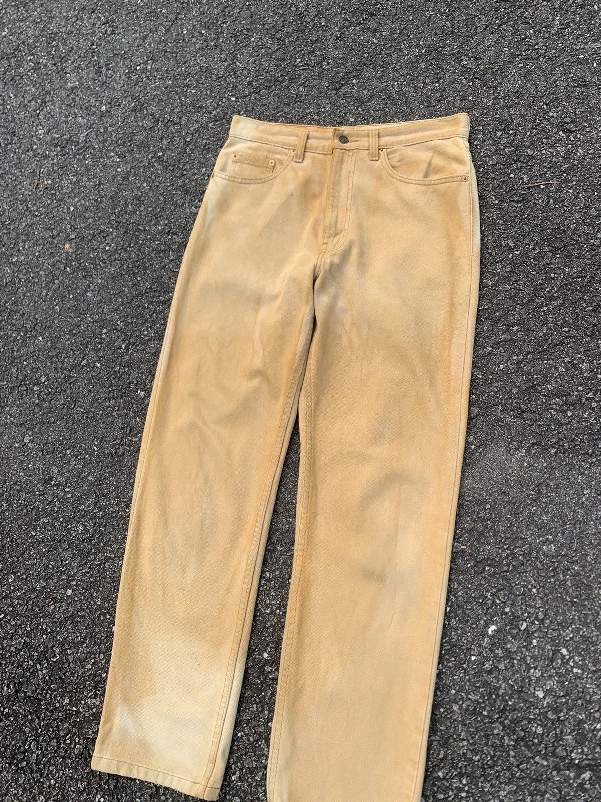 Levi's Vintage Clothing 👹Vintage LEVIS Straight Cut Jeans Made In USA Size US 32 / EU 48 - 10 Thumbnail
