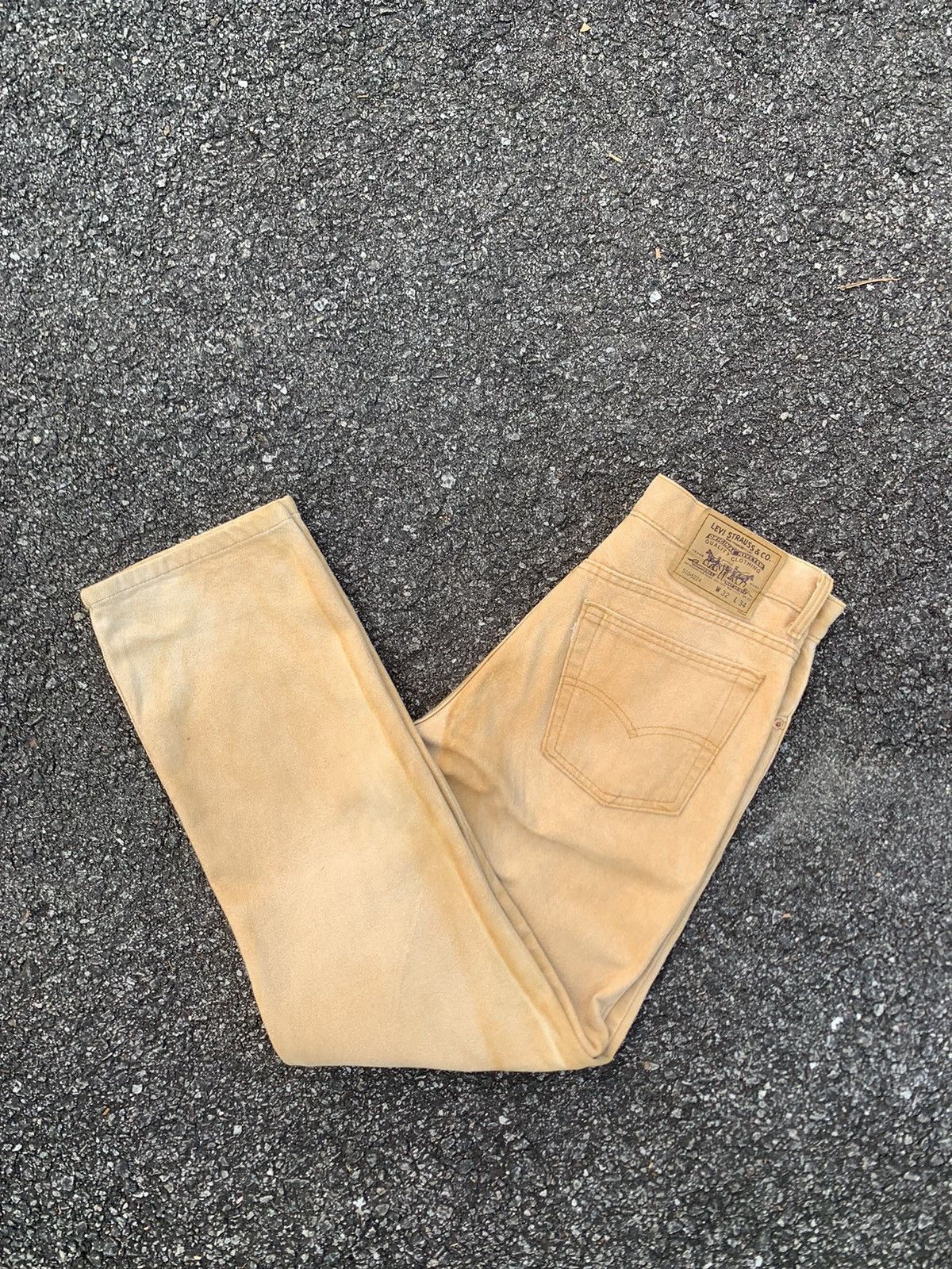 Levi's Vintage Clothing 👹Vintage LEVIS Straight Cut Jeans Made In USA Size US 32 / EU 48 - 8 Thumbnail