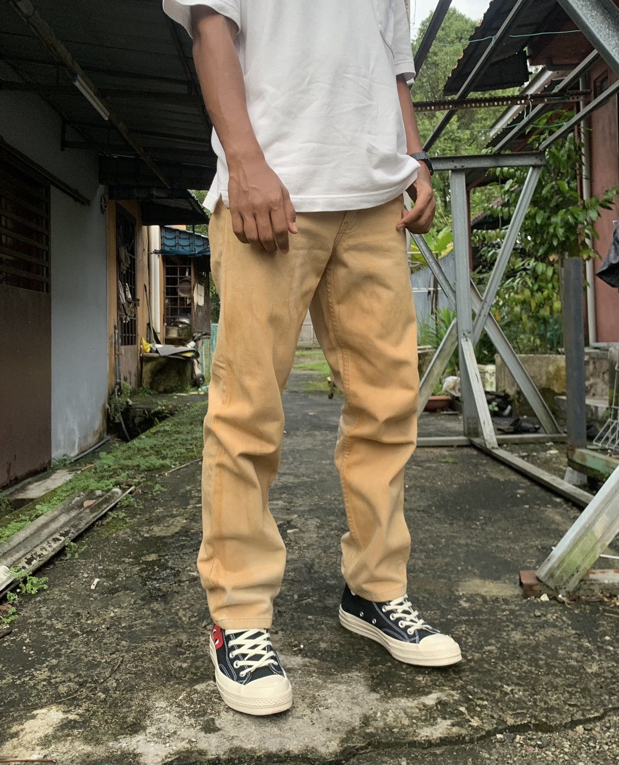Levi's Vintage Clothing 👹Vintage LEVIS Straight Cut Jeans Made In USA Size US 32 / EU 48 - 6 Thumbnail