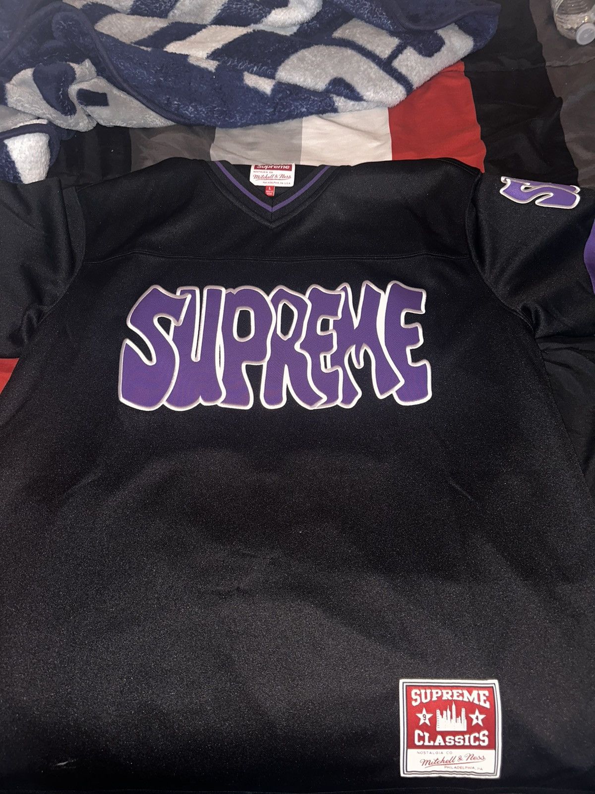 Supreme x Mitchell And Ness Football Jersey