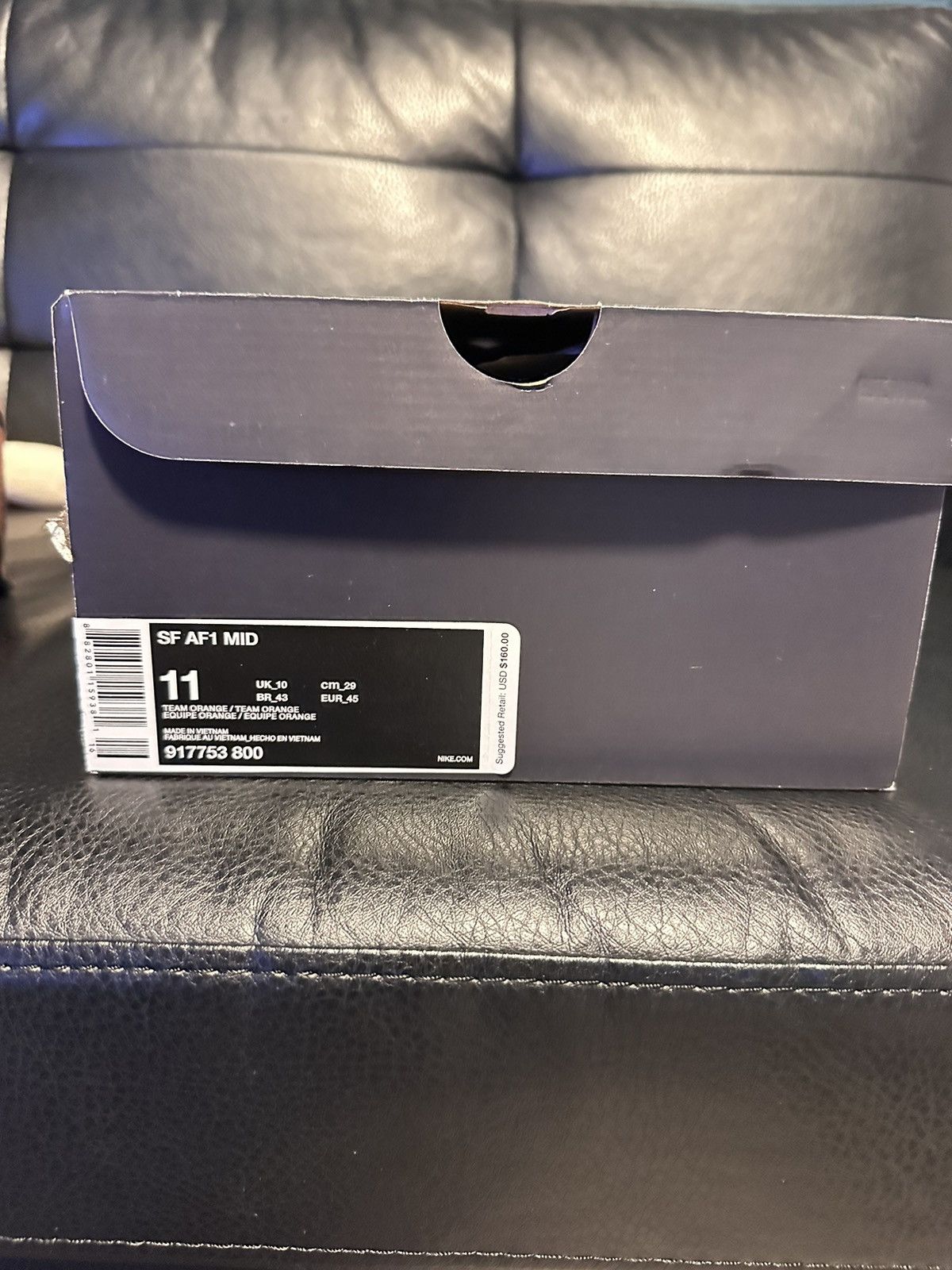 Nike Nike SF Air Force 1 Mid 'Team Orange Size US 11 / EU 44 - 9 Thumbnail