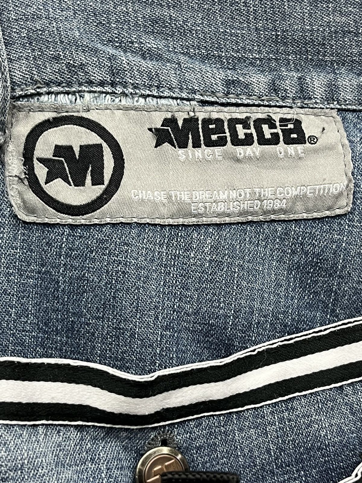 Mecca 🔥Vintage 90’s MECCA Hip Hop Rap Skateboarding Baggy Denim Size US 29 - 11 Thumbnail