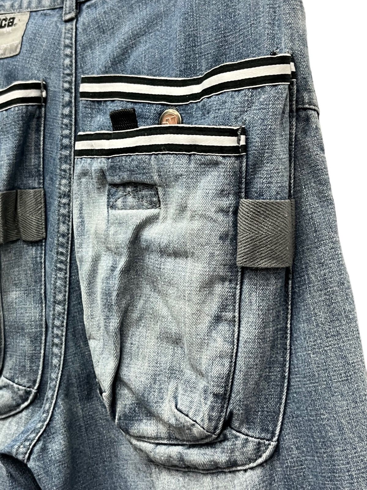 Mecca 🔥Vintage 90’s MECCA Hip Hop Rap Skateboarding Baggy Denim Size US 29 - 9 Thumbnail