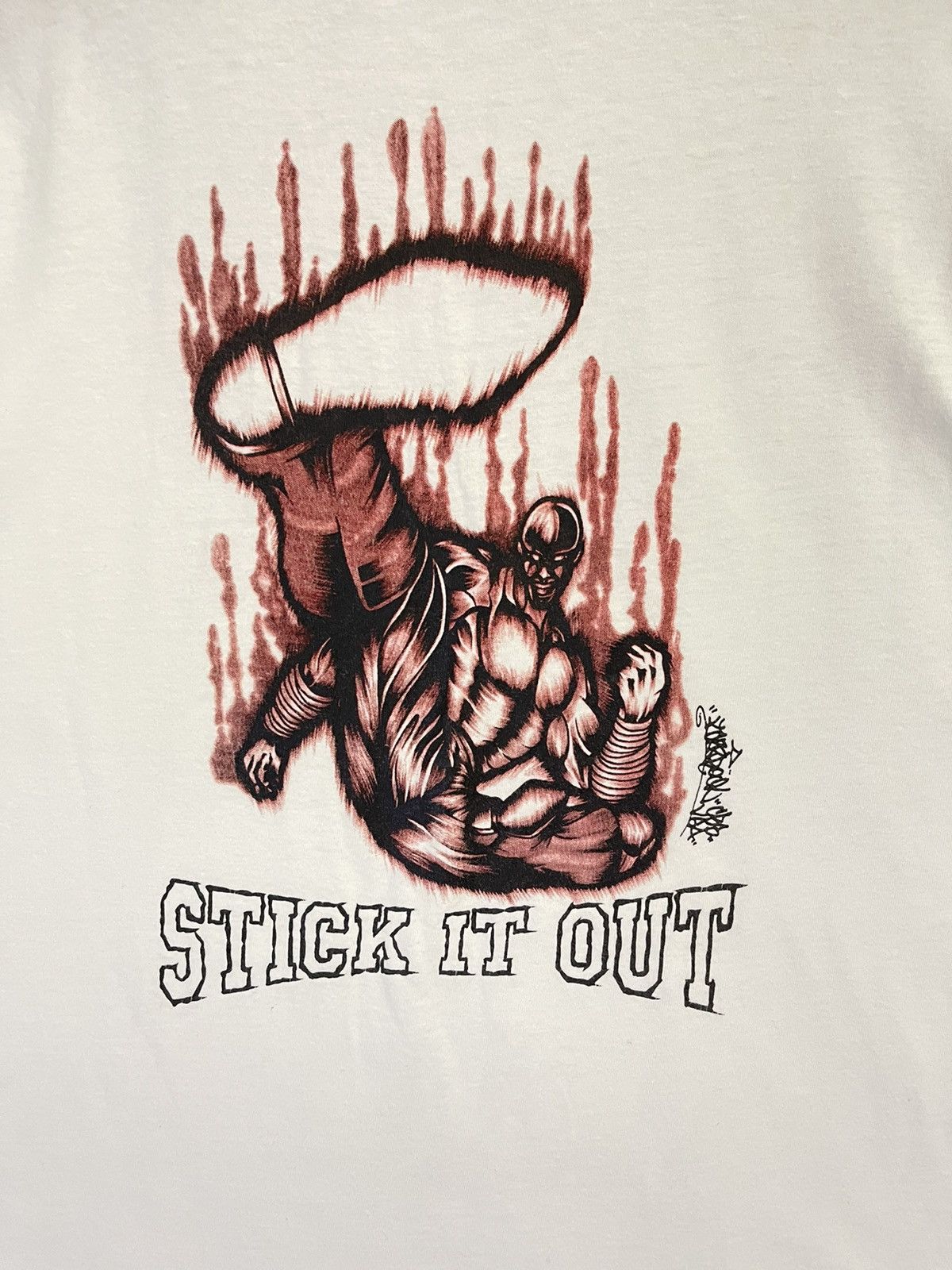 Vintage VINTAGE 90’s‼️Brand Stick It Out USA Tee Size US M / EU 48-50 / 2 - 4 Thumbnail