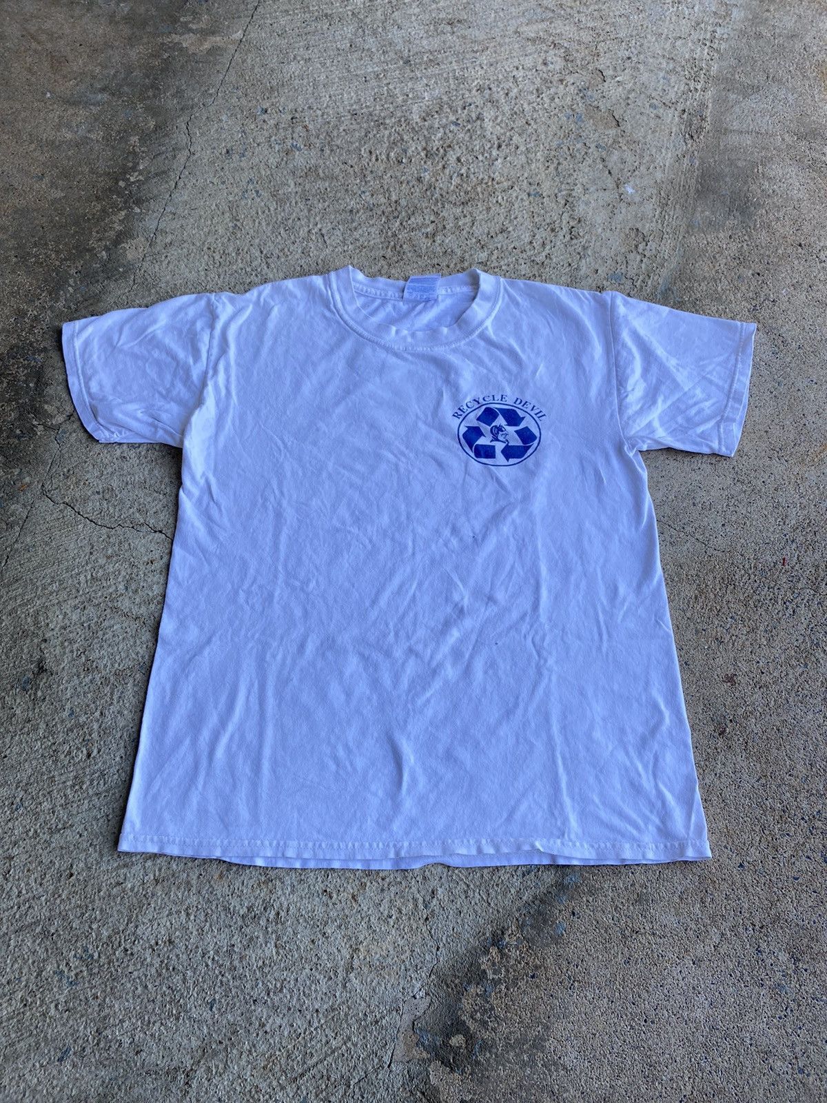 Japanese Brand × Vintage Vintage Y2K DUKE Blue Devils Recycle Distressed Shirt Size US M / EU 48-50 / 2 - 6 Thumbnail
