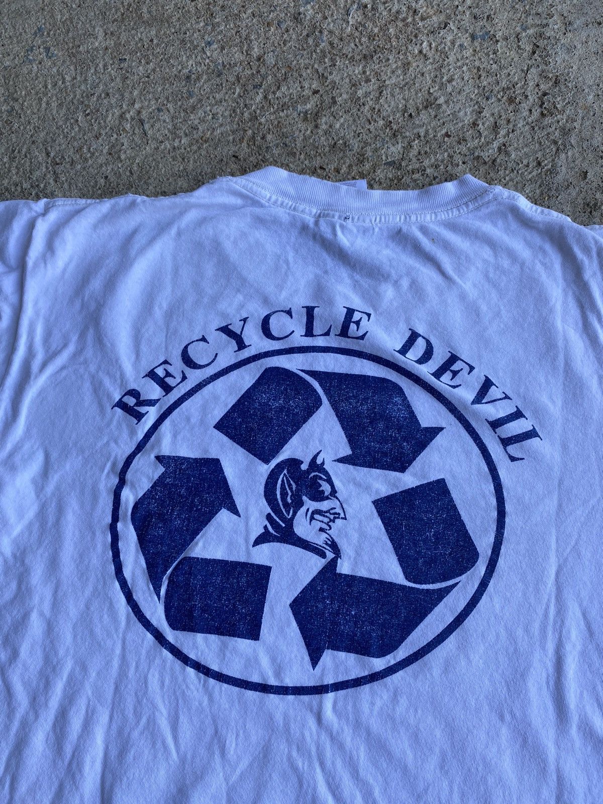 Japanese Brand × Vintage Vintage Y2K DUKE Blue Devils Recycle Distressed Shirt Size US M / EU 48-50 / 2 - 2 Thumbnail