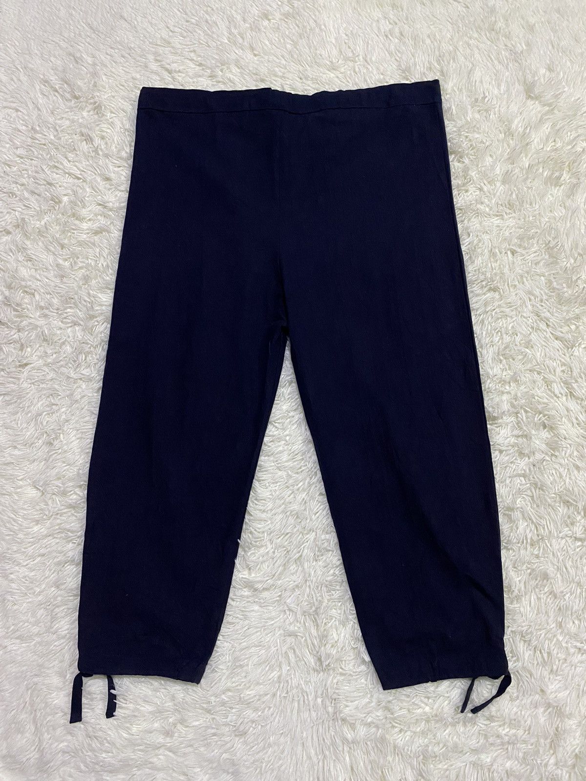 Other Cotton Blend Easy Pants Drawstring Made in Japan Size US 42 / EU 58 - 3 Thumbnail