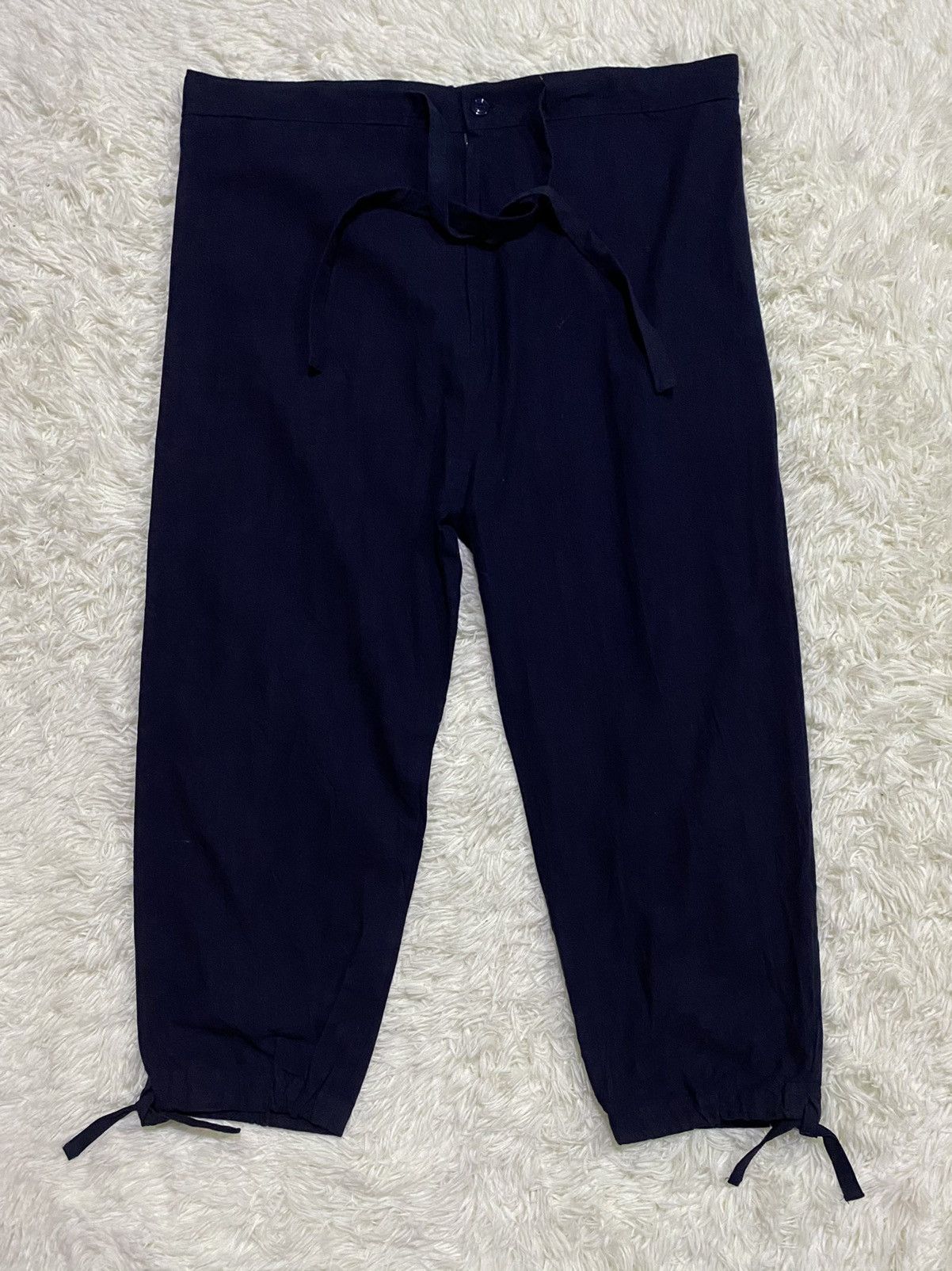 Other Cotton Blend Easy Pants Drawstring Made in Japan Size US 42 / EU 58 - 1 Thumbnail