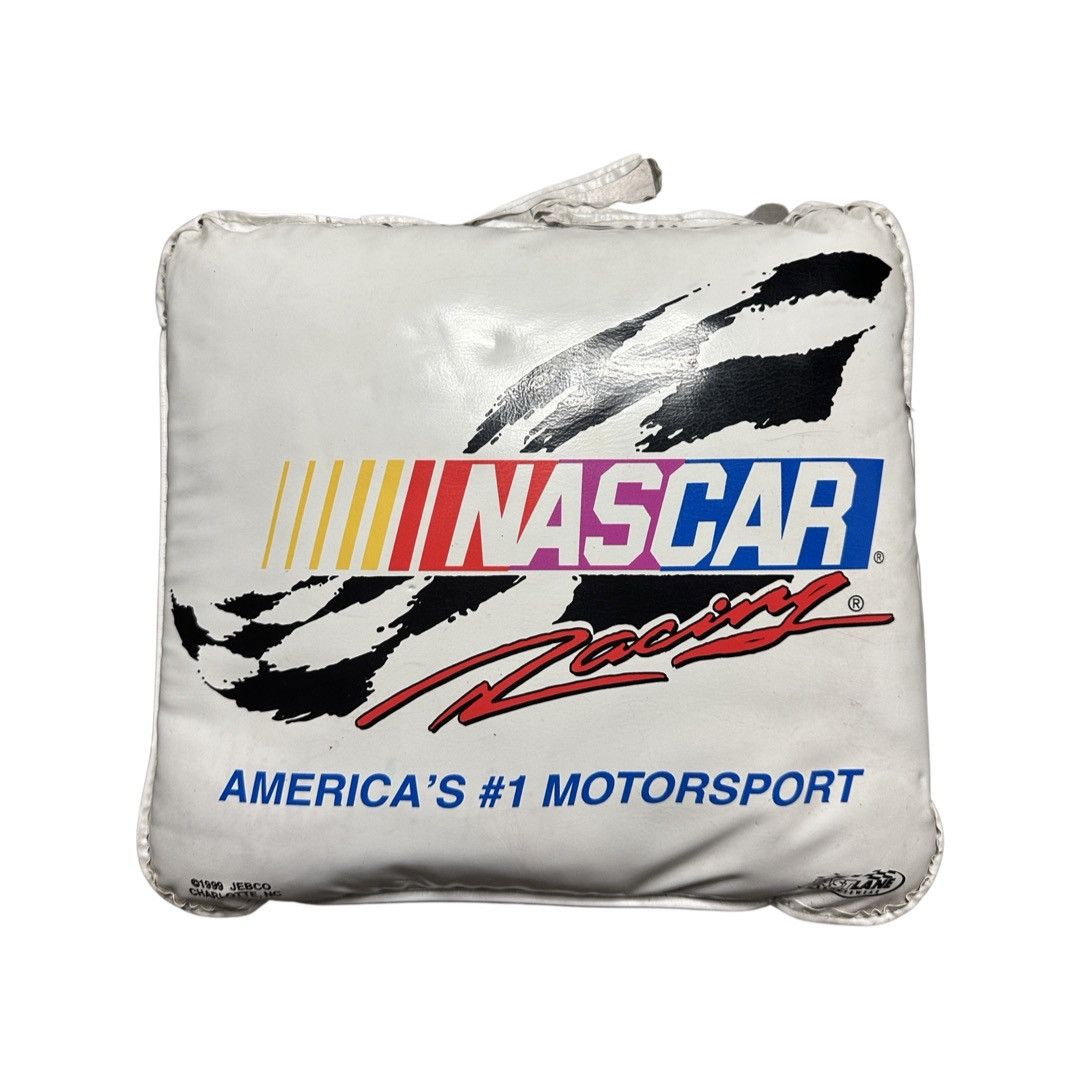Vintage Vintage NASCAR Back Pillow Leather 1990 Rare Grailed