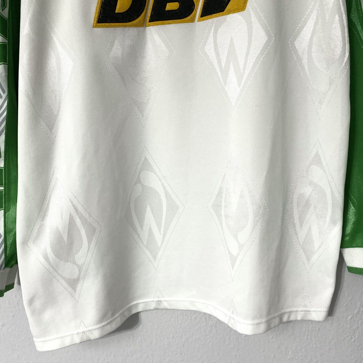 Puma × Vintage 1995 1996 Werder Bremen Puma Vintage Home Soccer Long Jersey Size US M / EU 48-50 / 2 - 5 Thumbnail