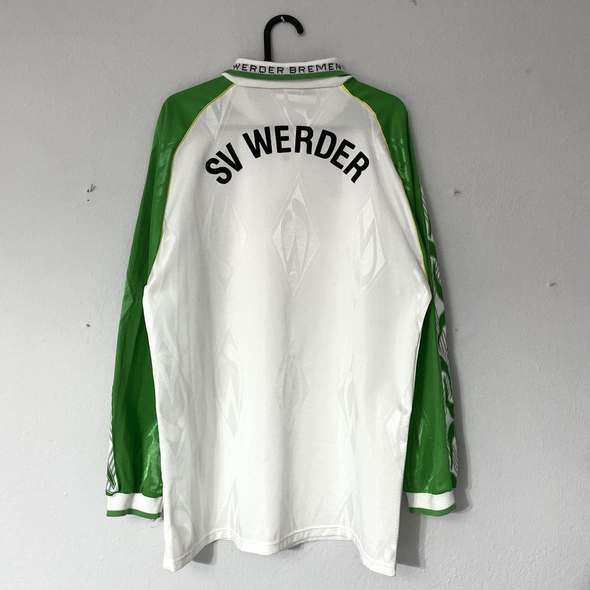 Puma × Vintage 1995 1996 Werder Bremen Puma Vintage Home Soccer Long Jersey Size US M / EU 48-50 / 2 - 12 Thumbnail