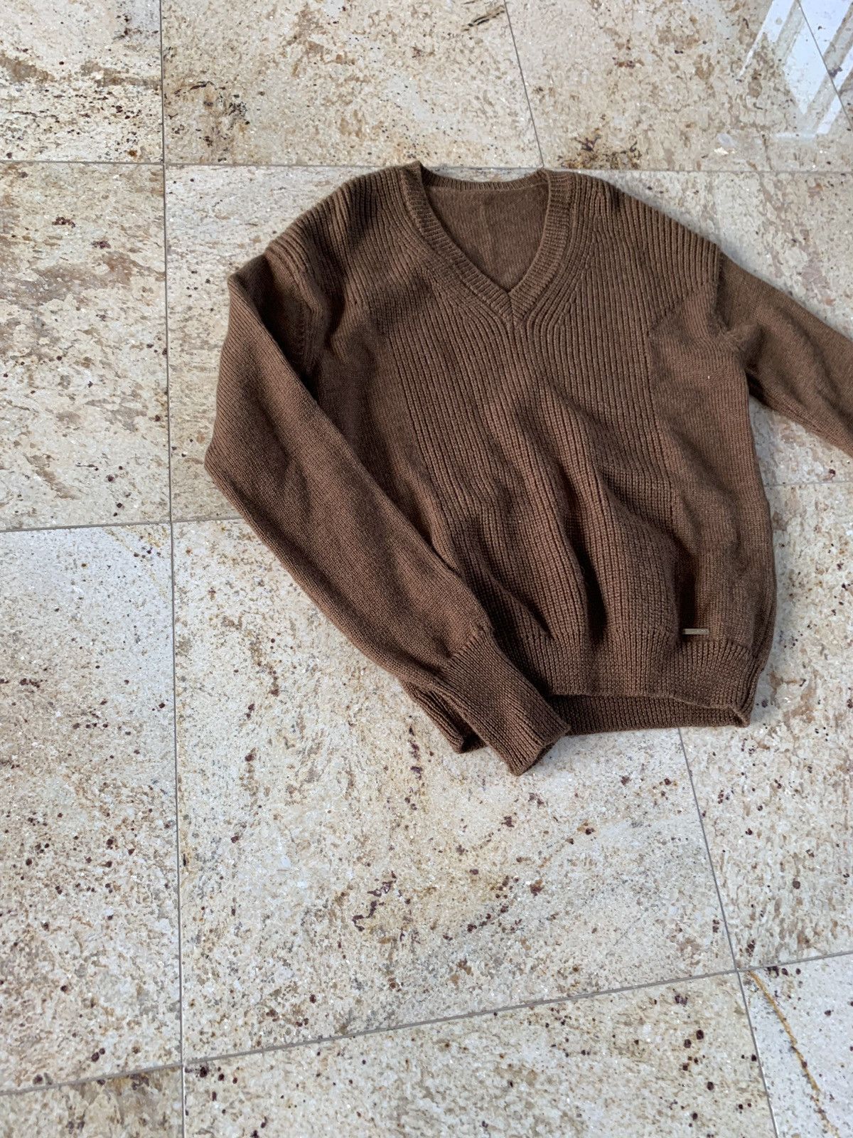 Dsquared2 V Neck Knitwear in Brown Size US M / EU 48-50 / 2 - 5 Thumbnail