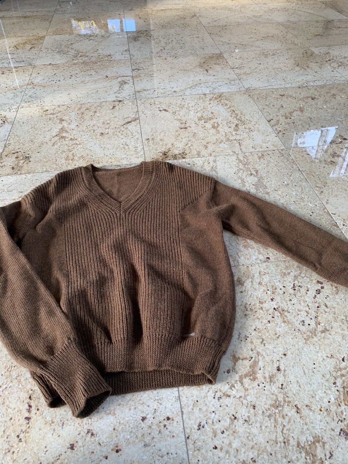 Dsquared2 V Neck Knitwear in Brown Size US M / EU 48-50 / 2 - 10 Thumbnail