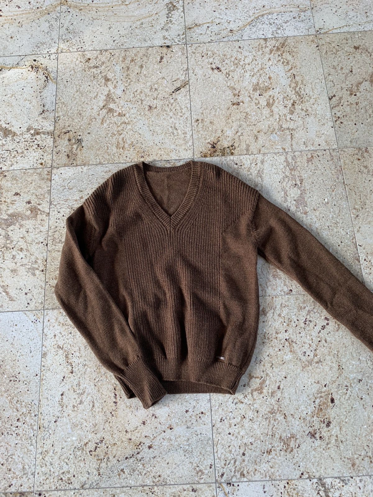 Dsquared2 V Neck Knitwear in Brown Size US M / EU 48-50 / 2 - 3 Thumbnail