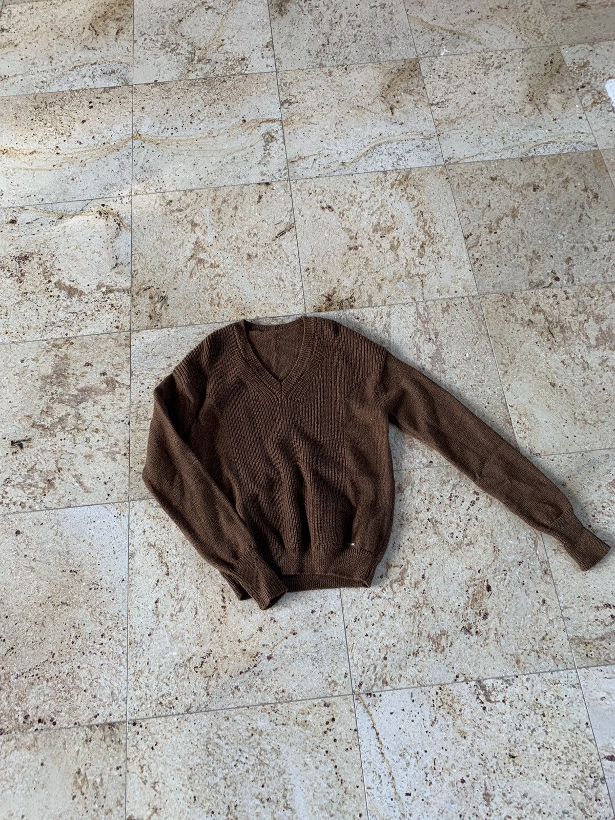 Dsquared2 V Neck Knitwear in Brown Size US M / EU 48-50 / 2 - 1 Thumbnail
